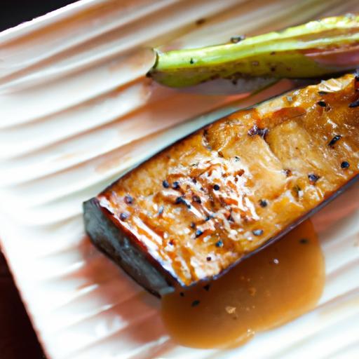 Umami Delight: Miso-Glazed Eggplant with Toasted Sesame Seeds