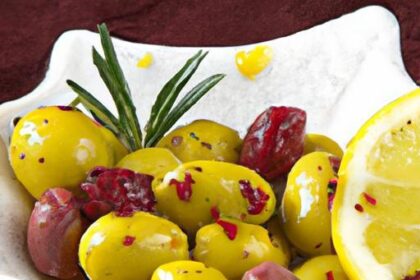 Zesty Lemon & Herb Marinated Olives: A Flavorful Delight