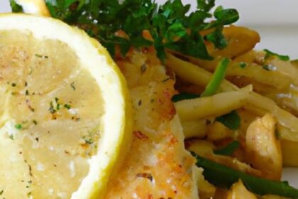 Zesty Garlic Lemon Butter Pan-Seared Tilapia Delight