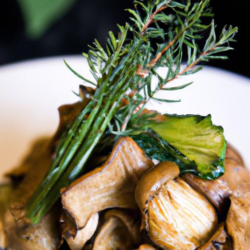 Savor the ‍Flavor: Warm ⁤Mushroom Salad‌ with Herb Emulsion