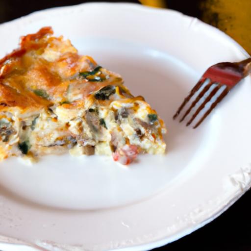 Savor the Layers: A Flavorful Spinach and Mushroom Quiche⁤ Guide