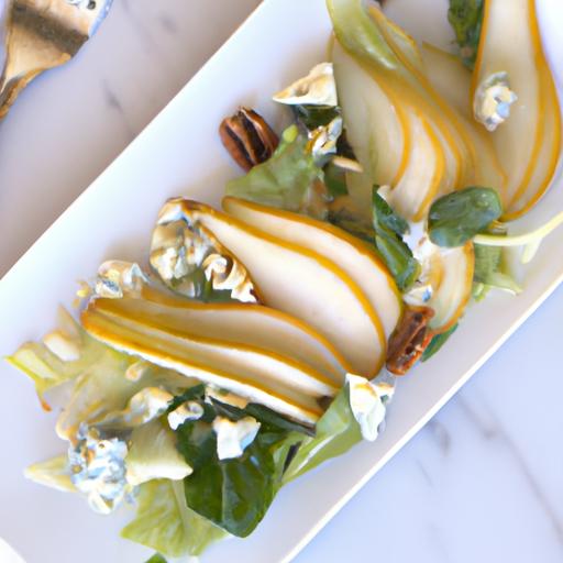 Pear & Walnut Salad with Blue Cheese: A Flavorful Twist