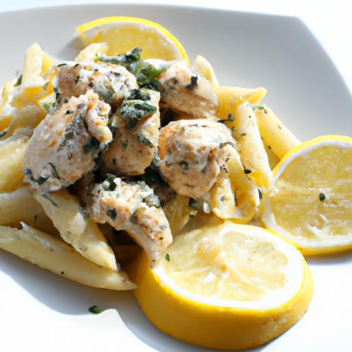 Zesty Delight: Creamy Lemon Chicken Pasta Recipe Unveiled