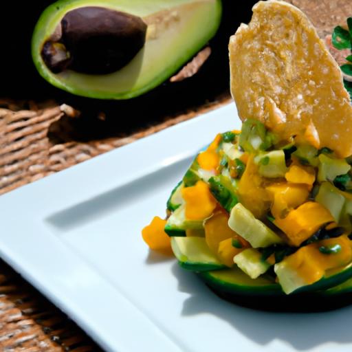 Tropical Twist: Mango & Avocado Salad with Zesty Lime Dressing