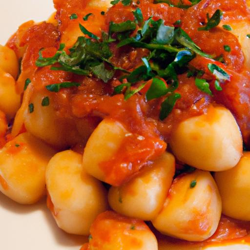 Perfect Potato Gnocchi with Rich homemade Tomato Sauce