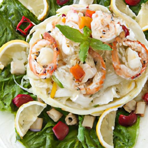 Briouates Delight: Savory Seafood Meets Vermicelli Bliss