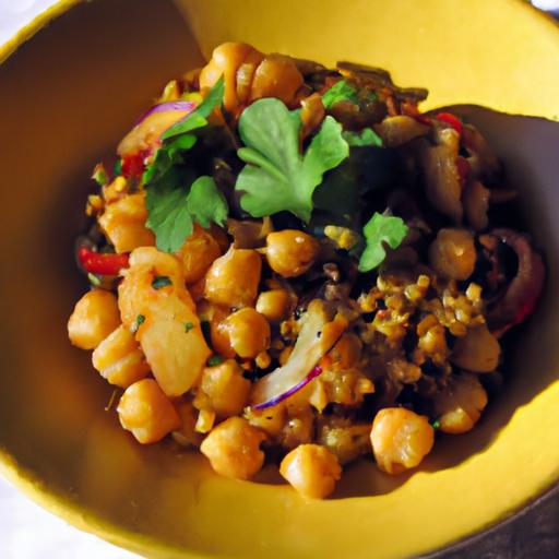 Savor the Flavor: Chickpea & Caramelized Onion Couscous Delight