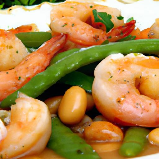 Zesty Lemony Shrimp & Bean Stew:⁣ A flavorful Delight