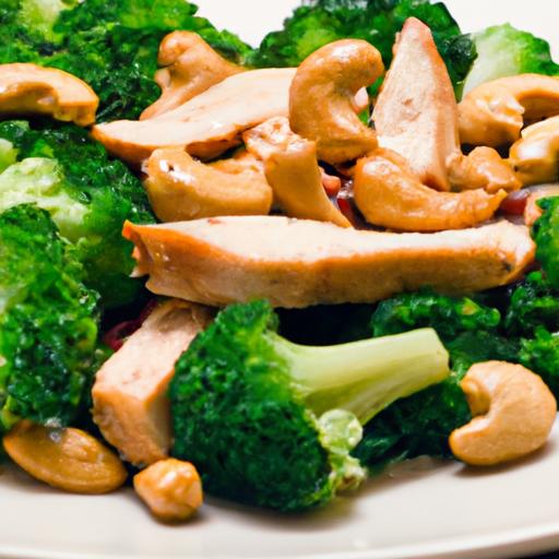 Crunchy Cashew ⁢Chicken Stir-Fry ​with Vibrant​ Broccoli Bliss
