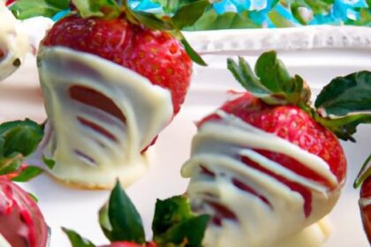 Decadent Delight: White Chocolate-Dipped Strawberries Unveiled