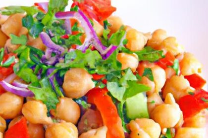 Hearty Warm Chickpea & Roasted Pepper Salad Recipe Insight