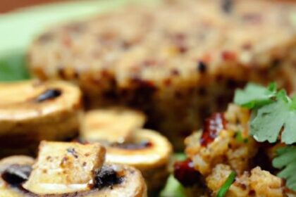 Hearty Tofu & Quinoa Stuffed Mushrooms: A Nutritious Delight