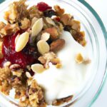 Berry Bliss: Greek Yogurt Parfait with Crunchy Almonds