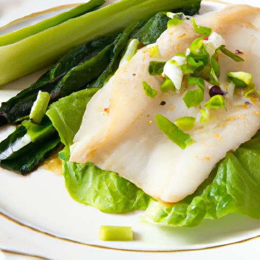 Steamed Cod with Ginger & Bok Choy: A Light, Flavorful Delight