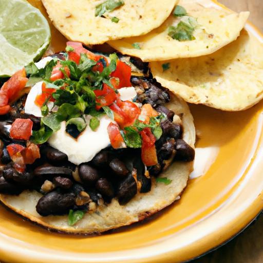 Crunchy Tostadas with Black Beans: A Flavorful Fiesta Guide