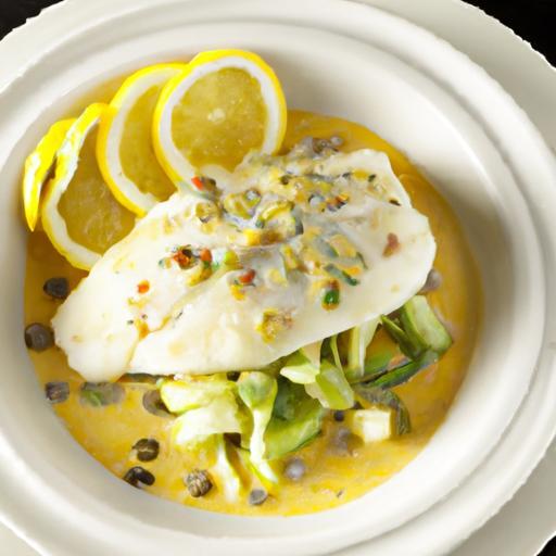 Bright Seas: Halibut with Zesty Lemon Caper Butter Sauce