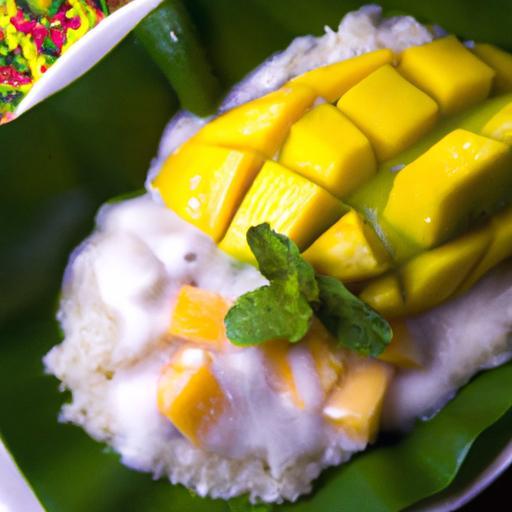 Mango Sticky Rice with Coconut Milk: A Tropical Dessert Delight
