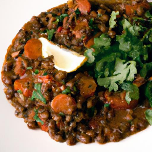 Hearty Lamb and Lentil Stew with Rich Tomato Bliss