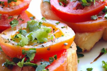 Fresh Flavors: Mastering Tomato and Basil Bruschetta Bliss