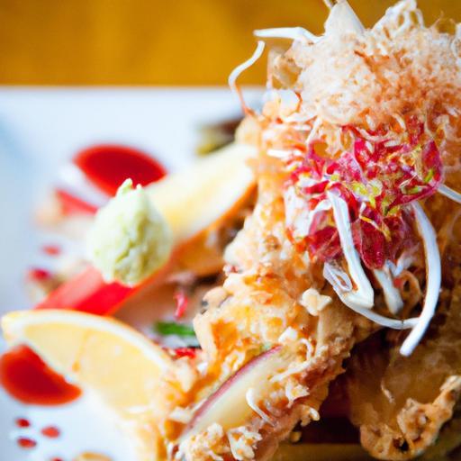 Crispy Soft-Shell Crab Tempura with Tangy Ponzu Sauce Delight