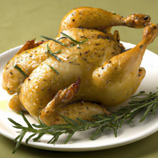 Zesty Roast Chicken with Lemon & Rosemary: A Flavorful Classic