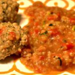 Savory Turkey & Quinoa Meatballs in Zesty Tomato Sauce