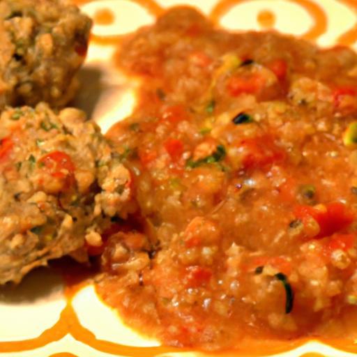 Savory Turkey & Quinoa Meatballs in Zesty Tomato Sauce