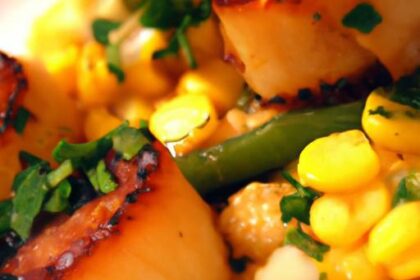 Savor the Flavor: Seared Scallops with Sweet Corn Purée