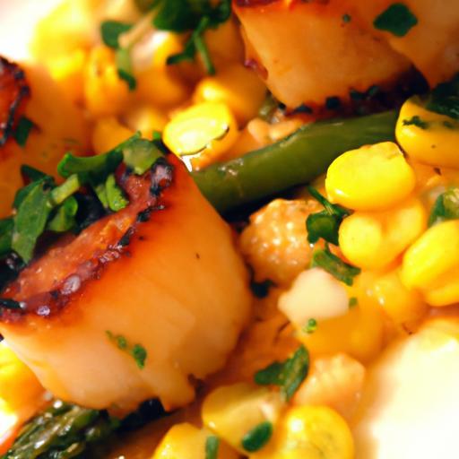Savor the Flavor: Seared Scallops with Sweet Corn Purée