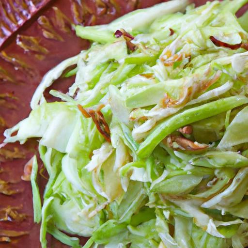 Crisp Asian Cabbage Slaw with Zesty Sesame Dressing Delight