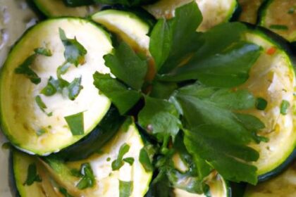 Savor the Flavors: Garlic Parsley Sautéed Zucchini Recipe