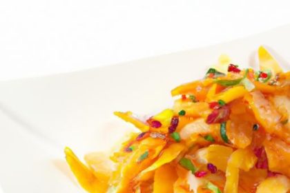 Bright Bites: Heirloom Carrot Ribbons in Zesty Citrus Dressing