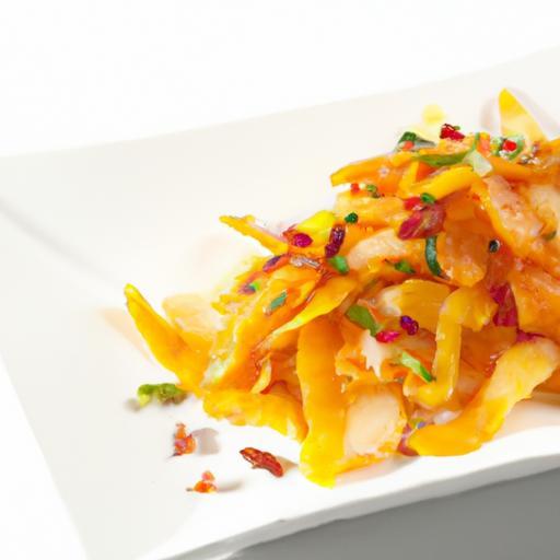 Bright Bites: Heirloom Carrot Ribbons in Zesty Citrus Dressing