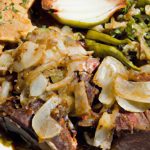 Sizzling Carne Asada with Grilled Onions & Tender Nopales