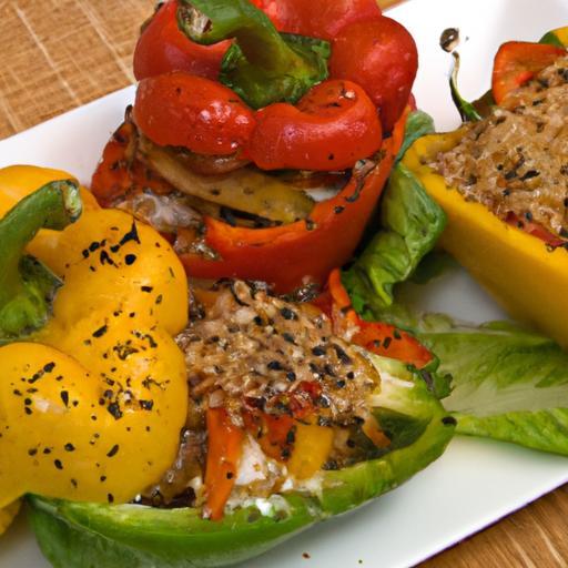 Flavor-Packed Chicken Stuffed Bell Peppers: A Tasty Twist