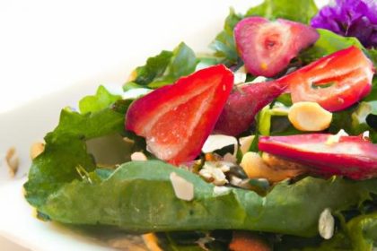 Fresh & Fruity: Strawberry Spinach Salad with Honey-Lime Zest