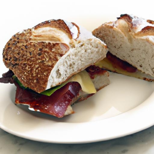 Savory Meets Sweet: turkey & Cranberry Ciabatta Delight