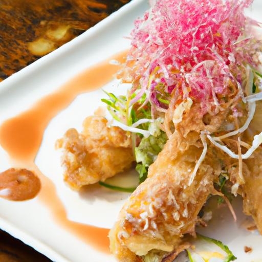 Crispy Soft-Shell Crab Tempura with Zesty Wasabi Aioli Delight