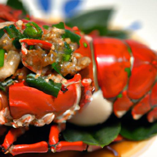 Savor Cantonese Steamed Lobster in Rich Garlic Sauce Delight