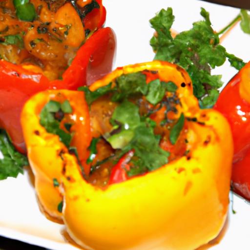 Flavor-Packed Chicken Stuffed Bell Peppers: A Tasty Twist