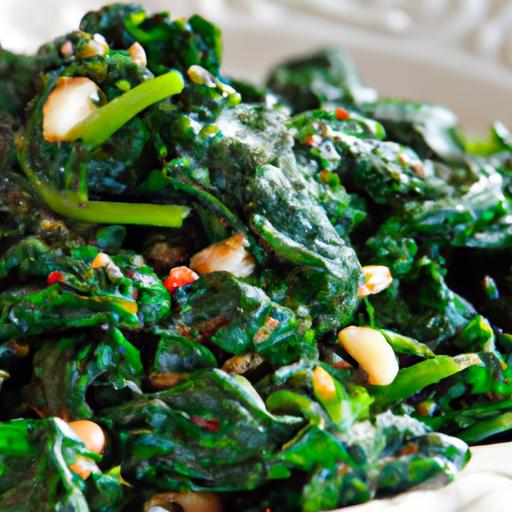 Fiery Flavors: Sautéed Spinach with ‌Garlic & Cumin Delight