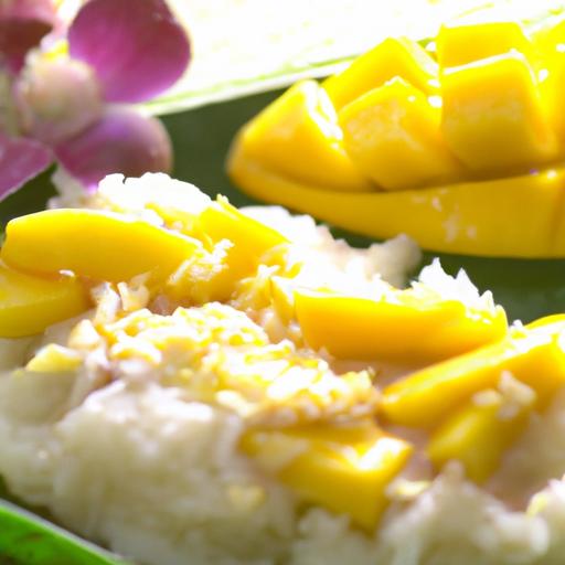 Mango Sticky⁢ Rice with⁣ Coconut Milk: A Tropical ‍Dessert Delight
