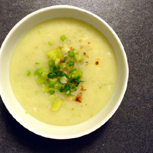 Creamy Vegan ​Leek and Potato Soup: Comfort in a Bowl