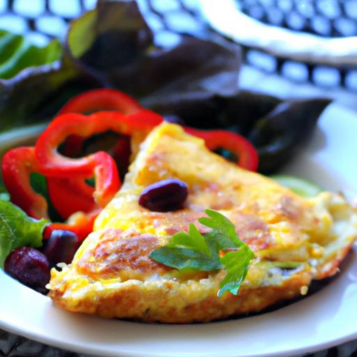 Wholesome Egg White Frittata with Fresh Tomatoes & Herbs