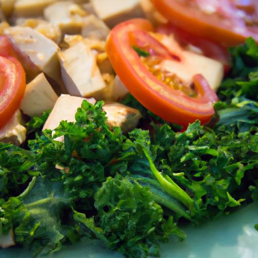 Energize ‌Your Morning: ⁢Scrambled Tofu ‍with kale & Tomatoes