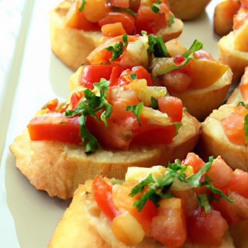 Bright Bites: Fresh Tomato & ricotta Crostini Delight