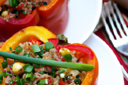 Colorful Quinoa-Stuffed Peppers: A Nutritious Delight