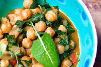 Hearty Chickpea Spinach Curry: A Nutritious Flavor Boost