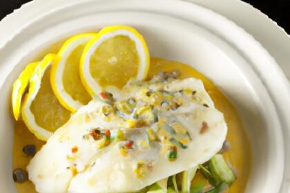 Bright Seas: Halibut with Zesty Lemon Caper Butter Sauce