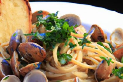 Savor Spaghetti with Clam Sauce and Fresh Parsley Magic